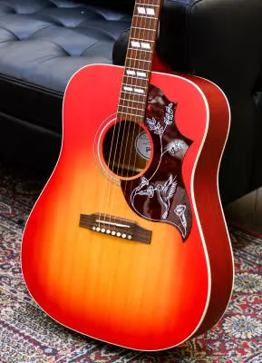 Gibson - Hummingbird Special Acoustic/Electric Guitar - Satin Vintage Cherry Sunburst